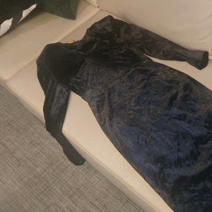 Crew Neck Midi Length Dress